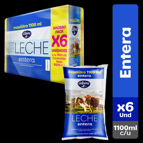 LECHE ALPINA 6U X 6600G BOLSA ENTERA